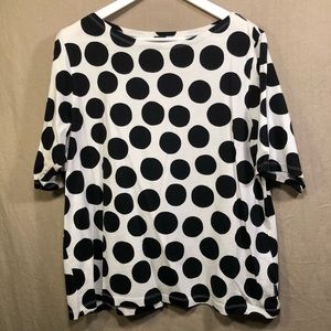 Marimekko for Uniqlo polka dot t-shirt